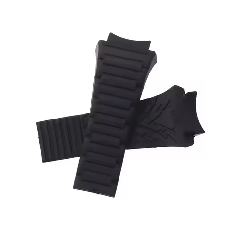 Men's Rubber Soft Strap For Porsche Design P6620 Series Watchband Women's Silicone Sports Waterproof