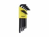 Bondhus 10937 Set of 13 Balldriver L-wrenches Ball-Hex-L Key Allen Wrench Hex Key Sizes 050-3/8-Inch
