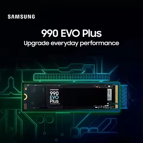 SAMSUNG 990 EVO PLUS SSD 1TB 2TB,PCIe Gen 4x4, Gen 5x2 M.2 2280 NVMe Internal Solid State Drive, Spe