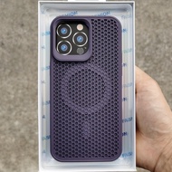 PhonePlus ✨ เคสระบายอากาศ ระบายความร้อน เคส Magsafe ไอโฟน iPhone 15 / 15 Pro / 15 Pro Max เคสแม่เหล็กชาร์จ Magnetic Wireless charge case iPhone15