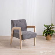 Natural Signature 5549C-1 Diamond 1-Seater Sofa(1pc)/Fabric sofa/Bedroom sofa/Living room sofa/钻形沙发-单人座/布沙发 #SF
