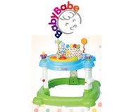送腳踏墊 BabyBabe B93616 四合一嬰幼兒學步車Baby walker螃蟹車學步車/搖搖馬/跳跳椅/餐桌