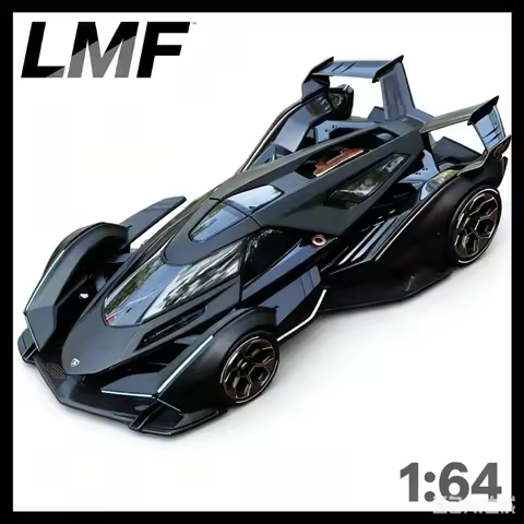 LMF1:64 Lamborghini V12 concept car, die cast alloy car model, a favorite gift for boys to collect s