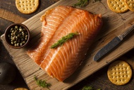 SMOKED SALMON NORWAY PREMIUM 1KG(VACUUM PACK)