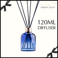 120ML AROMA REED DIFFUSER (BLUE) ◆ GIFT IDEAS ◆ Made in SG ◆ KIRONA SCENT