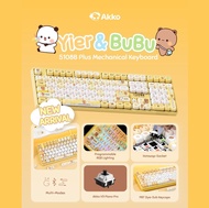 Akko Yier and Bubu 5108B Plus Wireless Mechanical Keyboard Tri-Mode - With Akko Piano Pro Switch and