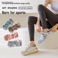 【Louisheart】 Women Anti-Slip Sock Trampoline Yoga Sock Cotton Breathable Short Pilates Socks Elasticity Outside Sport Socks Hot