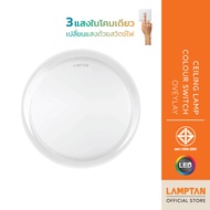 LAMPTAN โคมไฟเพดาน CEILING LAMP COLOUR SWITCH OVERLAY 36W 3แสงในโคมเดียว ดีไซน์โคมสองชั้น