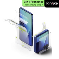 LAYAR Ringke 3 in 1 Protector Pro Screen Protector for Samsung Z Flip 7 Screen and Hinge Protector