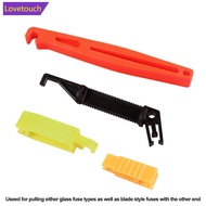 LOVETOUCH 4Pcs Car Blade Car Fuse Holder Fuse Puller Automobile Fuse Clip Tool Extractor Removal Sec