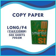 ◿ ∩ Smartist Copy Paper | Bond Paper - Short / Long / A4 (500 sheets)