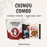 CHINGU TOPOKKI HALAL INSTANT TTEOKBOKKI & SPICY RAMEN SAMYANG LIGHT LOOSE
