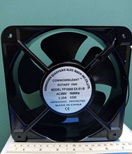 พัดลมระบายอากาศ ทรงสี่เหลี่ยม ขนาด 7นิ้ว 380 VAC รุ่น PF18060EX-S1-B 50/60Hz 0.20A 55W สินค้าพร้อม