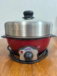 HOMEY HPW-20 2L 迷你電火鍋／燒烤鍋｜800W｜火鍋＋煎烤兩用