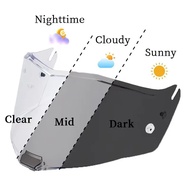 Photochromic Lens FF805 Visor Shield For LS2 FF805 Thunder Uv Protected Electroplated Face
