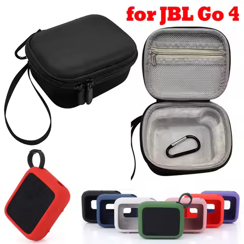 Case For JBL Go 4 Wireless Bluetooth Speaker Hard Carrying Case Shockproof Anti-scratch Travel Prote