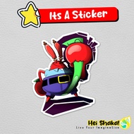 Mr. Krab Dollar Stickers That Are a Million Waterproof Vinyl Spongebob Meme Stickers