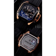 Expedition E6812 6812 Chronograph Rosegold Black Rubber Original Men's Watch