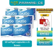 (6 Boxes) SPECIAL Mega Gazgo Simethicone 200mg 10 Capsules EXP:05/2028 [ Farmasi CS ]