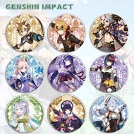 ✔Wholesale Genshin Impact Account Brooches Game Npc Cosplay Lapel Pins Badge Backpack Accessories Gi