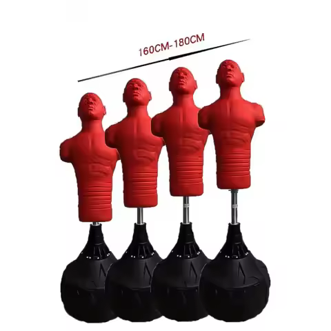 Dummy Boxing Dummy Adult Silicone Boxing Punching Man for Body Building Boxing Sandbag Fitness