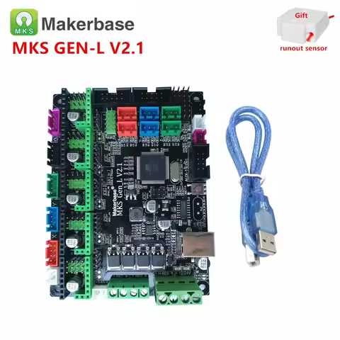 MKS GEN L V2.1 3D printer control panel mainboard diy starter parts support TMC2208 2209 drv8825 TMC