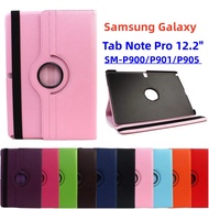 For Samsung Galaxy Tab Note Pro 12.2 P900 P901 P905 T900 SM-P900 SM-P905F0 Tablet Case 360 Rotate Sh