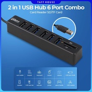 Card Reader 8in1 USB 2.0 USB Hub USB 2.0 MicroSD SD TF Card - CB220602