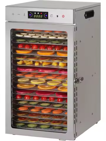 Machine, Dehydrators for Jerky, Stainless Steel Dehydrater for Fruits, Vegetables, Herbs, Mushroom, 