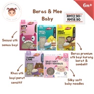 BERAS LITTLE BABY GRAINS / MEE BABY / SILKY SOFT BABY NOODLES / CALROSE RICE / SUMO RICE FOR BABY