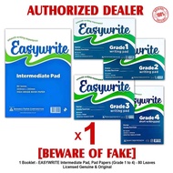 EASYWRITE Intermediate Pad Pads Paper Papers 1WHOLE Grade Pad Paper Papers GRADE 1 2 3 4 - ( 1 Pad )
