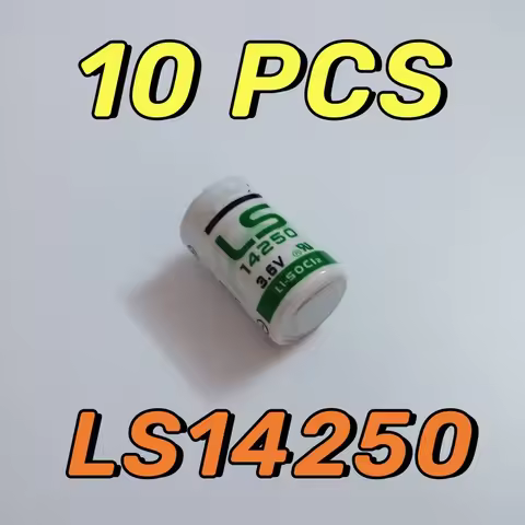 10PCS 3.6V 1200mAh 14250 LS14250 1/2AA TL-5902 Li-SOCl2 Non-rechargeable Battery For PLC Equipment S