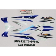 YAMAHA RXZ 5PV4 ( TD-DPBMC ) FULL BODY STICKER STRIPE GRAPHIC SET 5PV-FG000-01-P1 - 100% ORIGIGINAL 