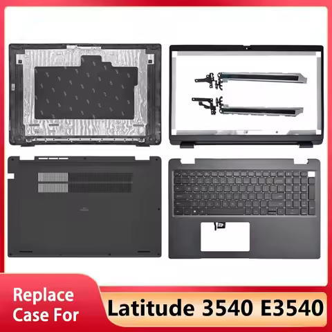 New Shell For Latitude 3540 E3540 Laptops Screen LCD Back Cover Front Bezel Hinges Palmrest Cover Bo