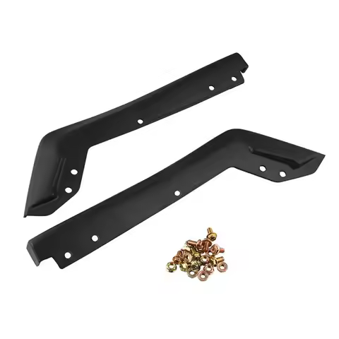 1Pair Black rear spoiler/bumper/lip spoiler for the 2015-2018 Subaru Impreza WRX STI