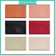 poo Women Wallet with Japanese Yen Coin Holder PU Leather Purse Slim Short Wallet Cash Credit Card H