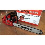 Falcon 20" Gasoline Chainsaw | 52cc | SL5200 | Carlton Saw Chain / Rantai | Mesin Gergaji Pokok Kayu ID668306