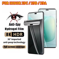 Privacy Hydrogel Film For Honor X9D X9C X9B X9A 5G 2025 HonorX9C X 9 C B A X 9C 9B 9A Full Cover Sof