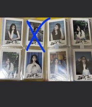 少女時代林允兒yoona小卡簽名拍立得照片