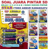 Sanur Elementary School Question Book + Test Key for Grades 1 2 3 4 5 6 Smart Champion Star + Answer