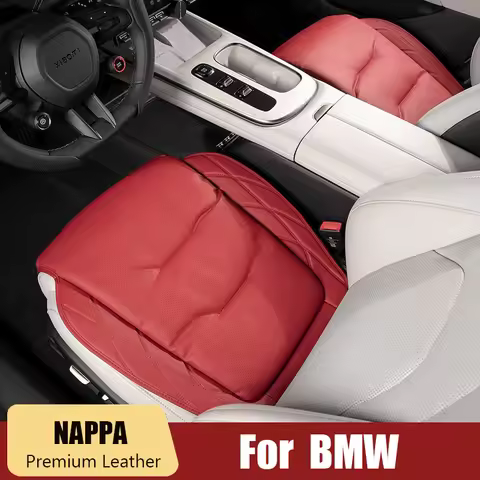 NAPPA Leather Car Seat Cushion For BMW GT M M2 M3 M4 M5 M6 M8 X3M X4M X5M X6M Driving Legs Support E