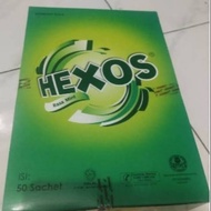 PROMO 1 Box / Pak / Dus Hexos Permen isi 50 sachet TERLARIS