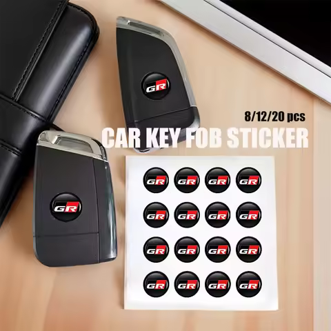 For Toyota Car Key Sticker Auto Control Keychain Accessories Sienna 4Runner Verso Fortuner Venza Hig