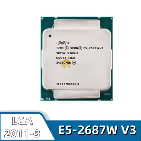 Xeon E5-2687WV3 3.1GHZ 10-Core 25M Cache E52687W V3 CPU FCLGA2011-3 160W