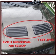 Wira kancil viva evo 3 universal car front bonnet bonet air scoop 1set 2pc