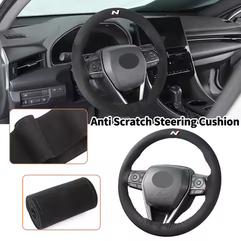 Suede Car Steering Wheel Cover Universal Protective Cover Auto Accessories For Hyundai I30 I20 IX35