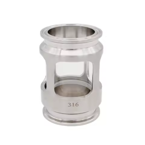 2"TC (64mm ) Sight Glass 1.87"ID 3.65"OAL Stainless Steel 304/316 Sanitary Sight Glass Tri Clover Ty