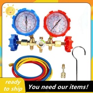 R410A 3 Way AC Diagnostic Manifold Gauge Set Replacement Parts Fit for Freon Charging Fits R-404A R-