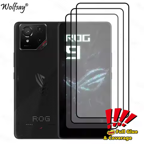 Full Cover Glue Screen Protector For Asus ROG Phone 9 Tempered Glass For Asus ROG Phone 9 Pro Glass 