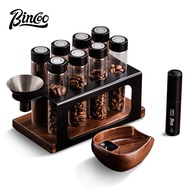 BINCOO Walnut Coffee Bean Electronic Scale Coffee Bean Weighing Tray Coffee Bean Dish Scale Coffee E
